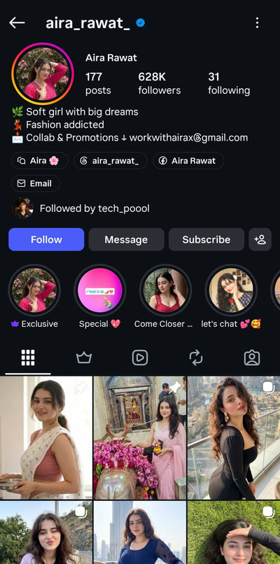 Instagram Profile Screenshot