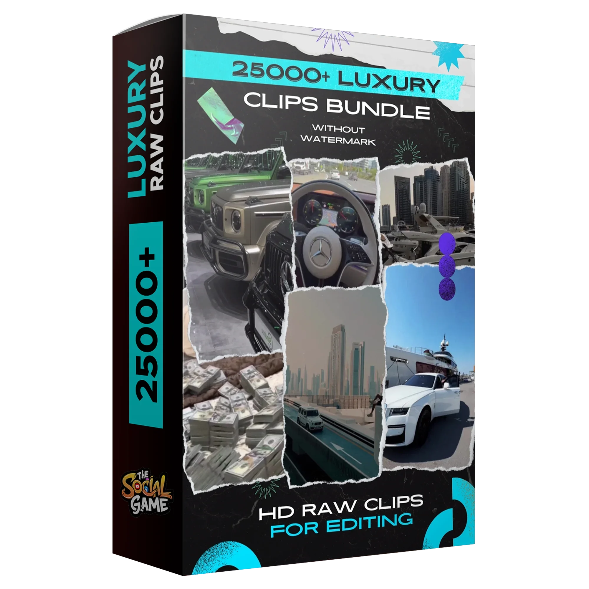 25,000+ Unedited Luxury Clips for Editing
