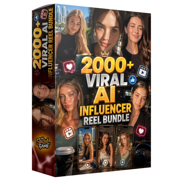 2000+ Viral AI Influencer Reel Bundle | Premium Ready-to-Post Content