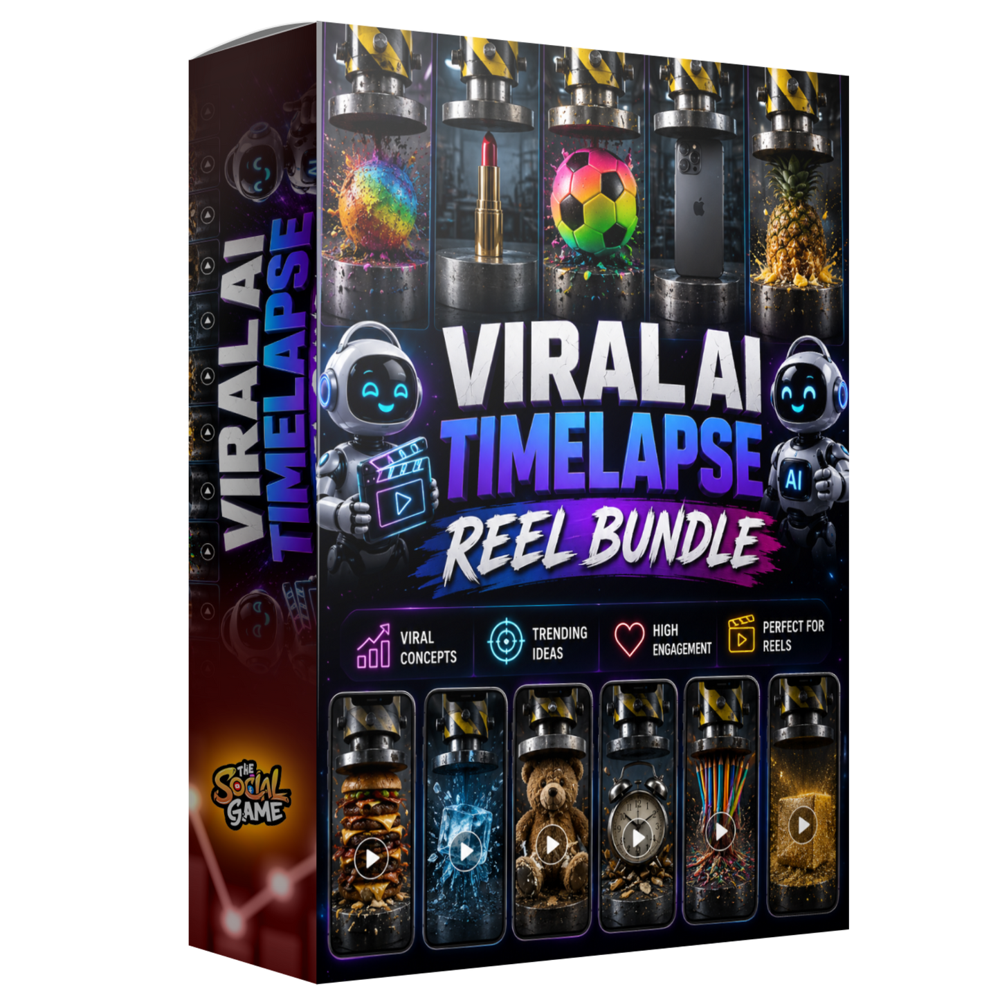 Viral AI Timelapse Reel Bundle (No Watermark • 4K HD)