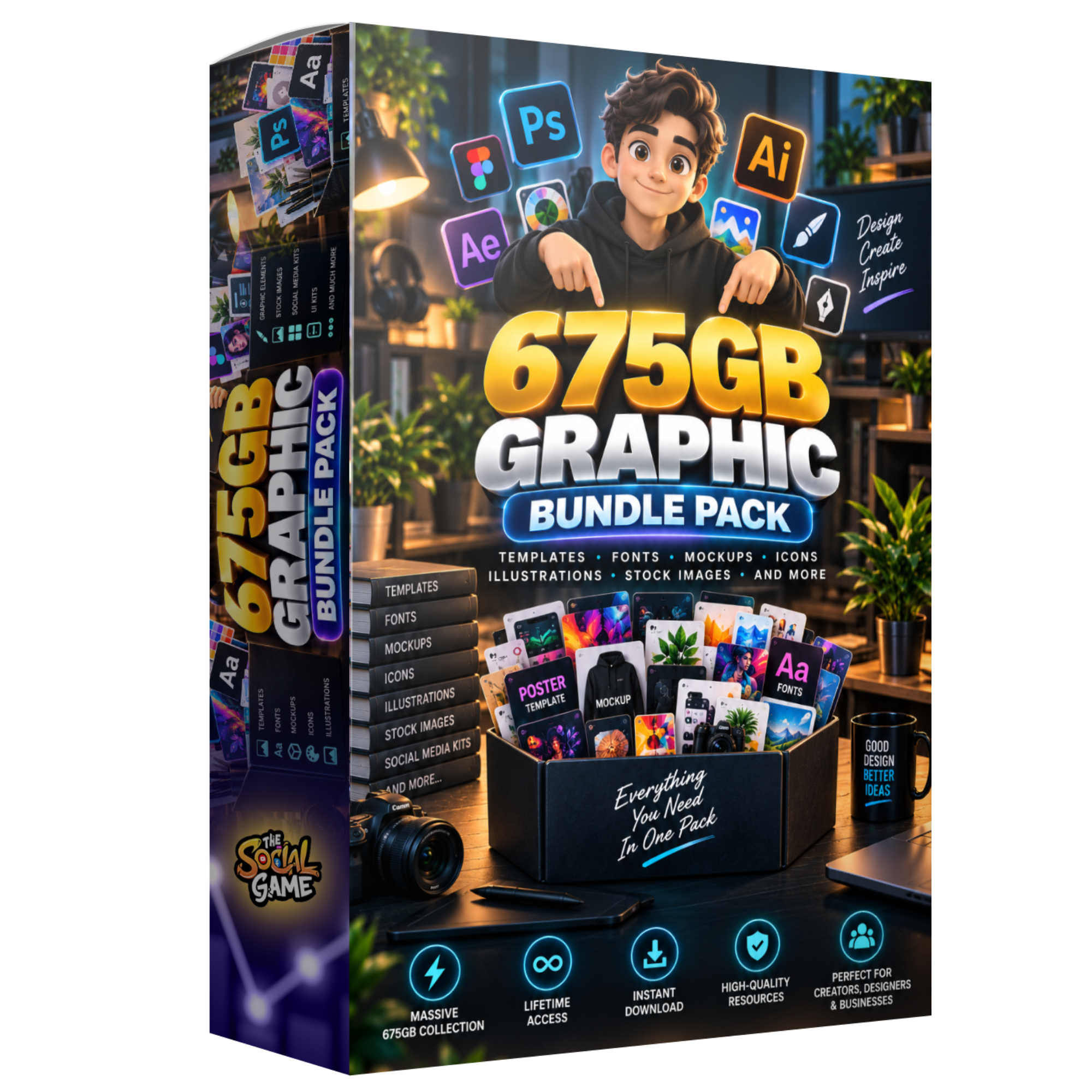 675 GB Mega Graphic Assets Bundle
