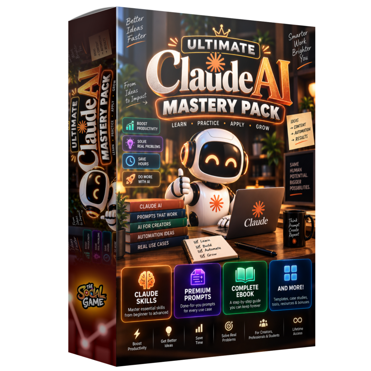 Ultimate Claude AI Mastery Pack — Real Use Cases & Step-by-Step Guide