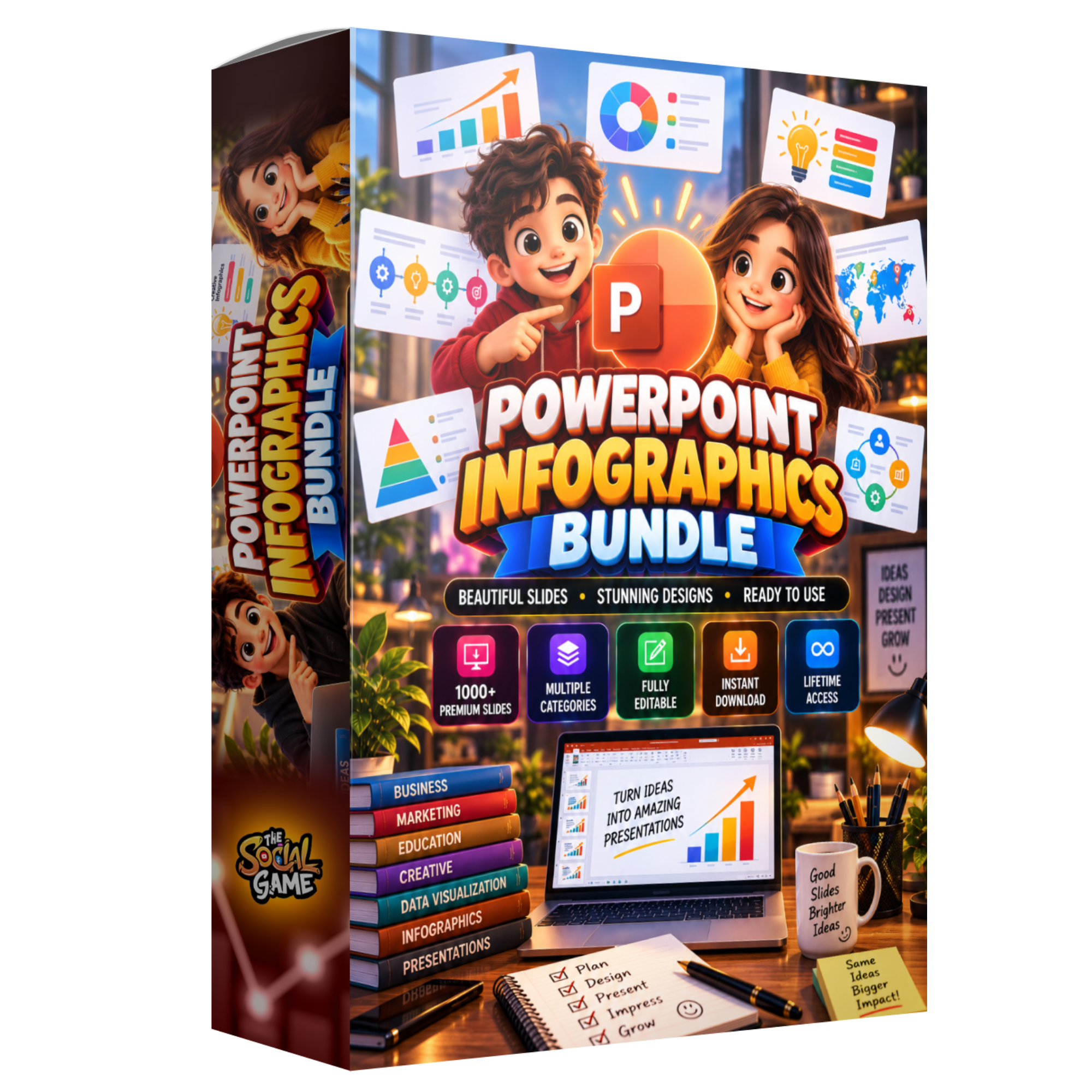 PowerPoint Infographics Bundle