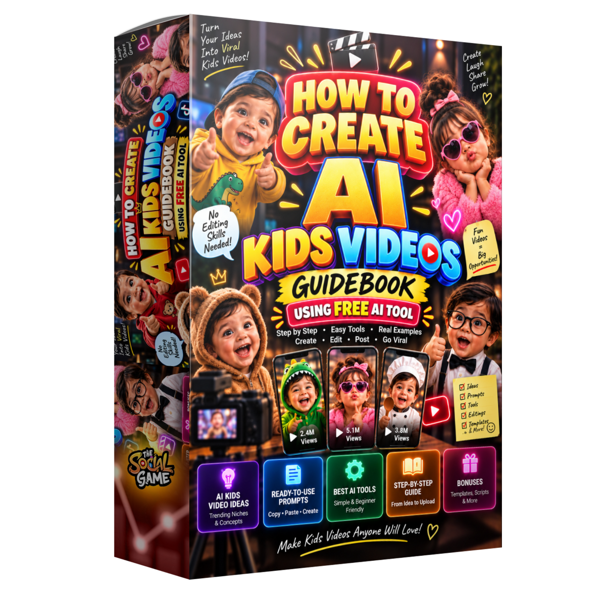How to Create AI Kids Videos Guidebook (English + Hindi)
